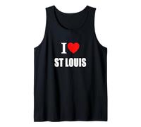 I Love St Louis Souvenir Memory Tank Top