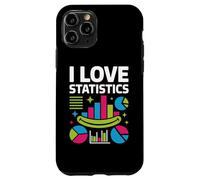 I Love Statistics Colorful Chart Graphics Case for iPhone 11 Pro