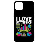 I Love Statistics Colorful Chart Graphics Case for iPhone 14 Plus