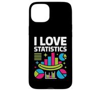 I Love Statistics Colorful Chart Graphics Case for iPhone 15 Plus
