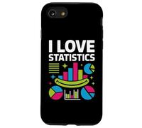 I Love Statistics Colorful Chart Graphics Case for iPhone SE (2020) / 7 / 8
