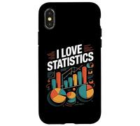 I Love Statistics Data Science Charts Case for iPhone X/XS