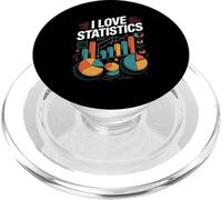 I Love Statistics Data Science Charts PopSockets PopGrip for MagSafe