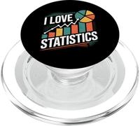 I Love Statistics Fun Graph Pie Chart PopSockets PopGrip for MagSafe