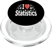 I Love Statistics Funny Data Analyst Math PopSockets PopGrip for MagSafe