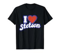 I Love Stetson Value Graphic T-Shirt, Men, Black, L