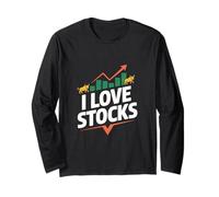 I Love Stocks Bull Market Enthusiast Long Sleeve T-Shirt