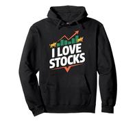 I Love Stocks Bull Market Enthusiast Pullover Hoodie