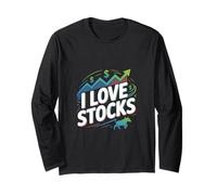 I Love Stocks Stock Market Enthusiast Design Long Sleeve T-Shirt