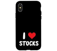 I Love Stocks - Stock Market Investing Investor Finance Bank Case for iPhone X/XS