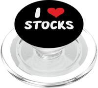 I Love Stocks - Stock Market Investing Investor Finance Bank PopSockets PopGrip for MagSafe