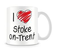 I Love Stoke-on-Trent Personalised Mug - Add Photo - Customised Cup Gift