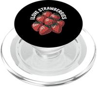 I Love Strawberries Berry Passionate Statement PopSockets PopGrip for MagSafe