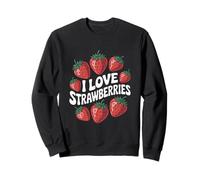 I Love Strawberries Fresh Fruit Passion Sweatshirt