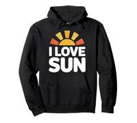 I Love Sun Sunrise Outdoor Summer Vibes Pullover Hoodie
