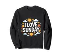 I Love Sunday Coffee Sunshine Relaxing Sweatshirt