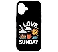 I Love Sunday Morning Pancakes Sunshine Case for iPhone 16