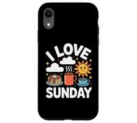 I Love Sunday Morning Pancakes Sunshine Case for iPhone XR