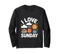 I Love Sunday Morning Pancakes Sunshine Long Sleeve T-Shirt