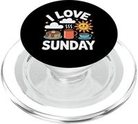 I Love Sunday Morning Pancakes Sunshine PopSockets PopGrip for MagSafe