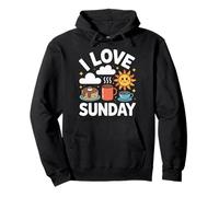 I Love Sunday Morning Pancakes Sunshine Pullover Hoodie