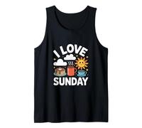 I Love Sunday Morning Pancakes Sunshine Tank Top