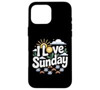 I Love Sunday Morning Sunshine Case for iPhone 16 Pro Max