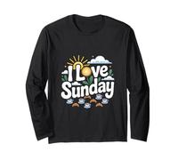 I Love Sunday Morning Sunshine Long Sleeve T-Shirt