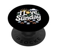 I Love Sunday Morning Sunshine PopSockets Adhesive PopGrip