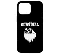 I Love Survival Mountains Case for iPhone 16 Pro Max