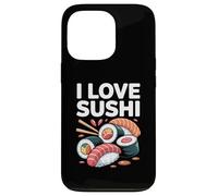 I Love Sushi Japanese Cuisine Fun Case for iPhone 13 Pro