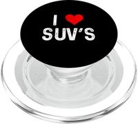 I Love SUV's - Heart - Dealership Auto Car Sales Salesman PopSockets PopGrip for MagSafe
