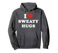 I Love Sweaty Hugs T Shirt Marathon Watching Tee Pullover Hoodie