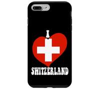 I Love Switzerland Proud Swiss Pride Cool Flag Heart Graphic Case for iPhone 7 Plus/8 Plus