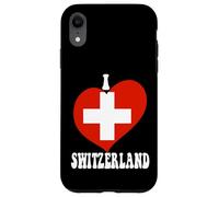 I Love Switzerland Proud Swiss Pride Cool Flag Heart Graphic Case for iPhone XR