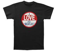 I Love T-Shirt The Beatles Black M