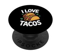 I Love Tacos Celebrating Taco Passion PopSockets Adhesive PopGrip