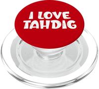 I Love Tahdig Persian Foodie Iran Funny I LOVE TAHDIG PopSockets PopGrip for MagSafe