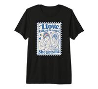 I Love Talking to Myself She Gets Me Mom Fuel Loading Premium T-Shirt