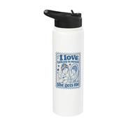 I Love Talking to Myself She Gets Me Mom Fuel Loading Stainless Steel Insulated Water Bottle