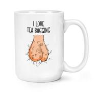 I Love Tea Bagging 15oz Large Mug Cup