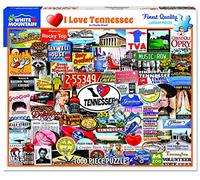 I Love Tennessee 1000 piece jigsaw puzzle 760mm x 610mm (wmp)