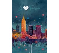 I Love Tennessee Travel Journal - Blue Trip Diary | Cute Notebook to Record Adventures | Souvenir Gift for Girls, Teens & Women | 120 Wide-Ruled Pages, Paperback