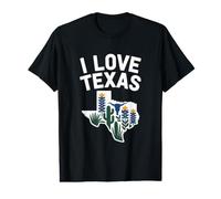 I Love Texas Cactus Bluebonnet Graphic Value Graphic T-Shirt