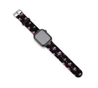 I Love Texas Texan Flag Silicone Watch Strap 38mm 40mm 42mm 44mm Quick Release Compatible with IWatch Series 10 9 Ultra 8 7 6 5 4 3 2 1 SE