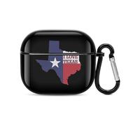 I Love Texas Texan Flag Trendy Bluetooth Earbuds Protector Printed Wireless Earbud Case Covers Compatible with Airpods 3