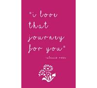 I Love That Journey For You -Alexis Rose Daily Planner 5x8 inch Planner with Reminders