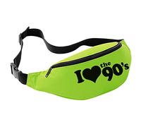 I Love The 1990s Bum Bag (Lime, One Size)