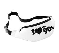 I Love The 1990s Bum Bag (White, One Size)