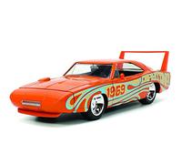 I Love The 60’s 1:24 1969 Dodge Charger Daytona Die-Cast Car, Toys for Kids and Adults